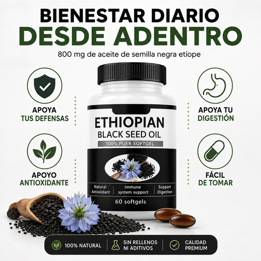 Pastillas de Semillas Negras | APOYA TU ENERGÍA, DIGESTIÓN Y BIENESTAR TODOS LOS DÍAS